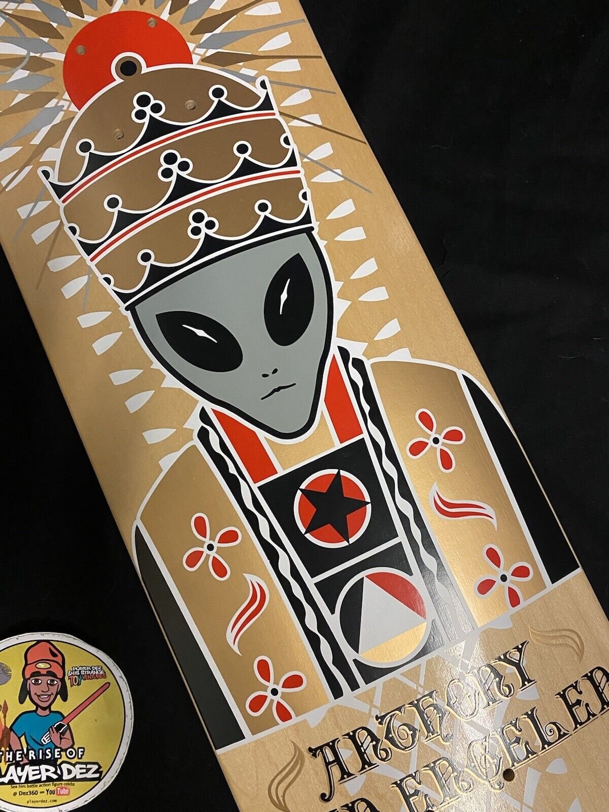 Signed Anthony Van Engelen AVE Crown Alien Workshop Autographed Skateboard Deck 2007