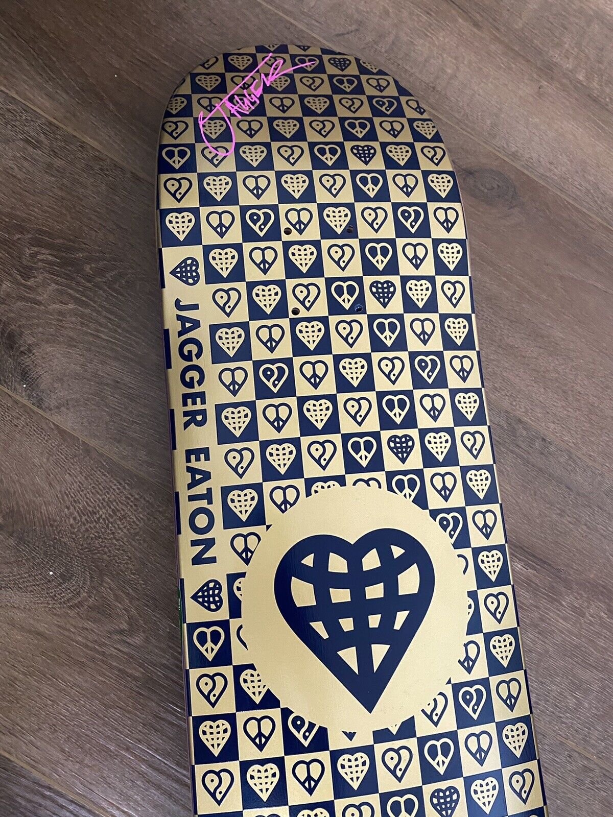 Signed Jagger Eaton The Heart Supply Autographed Skateboard Deck