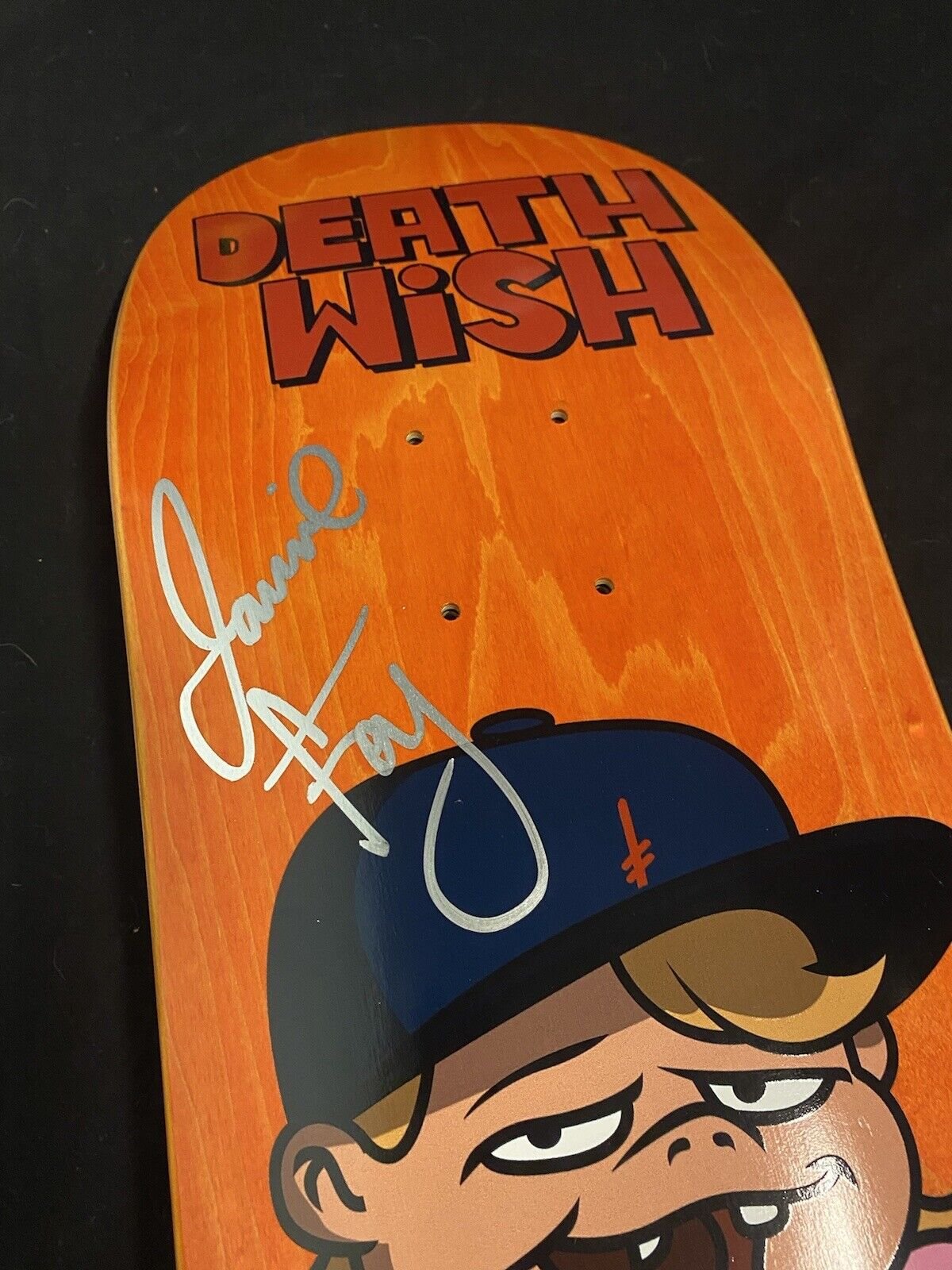 Signed Jamie Foy Big Boy Autographed Skateboard Deck Life With Louie Anderson Deathwish