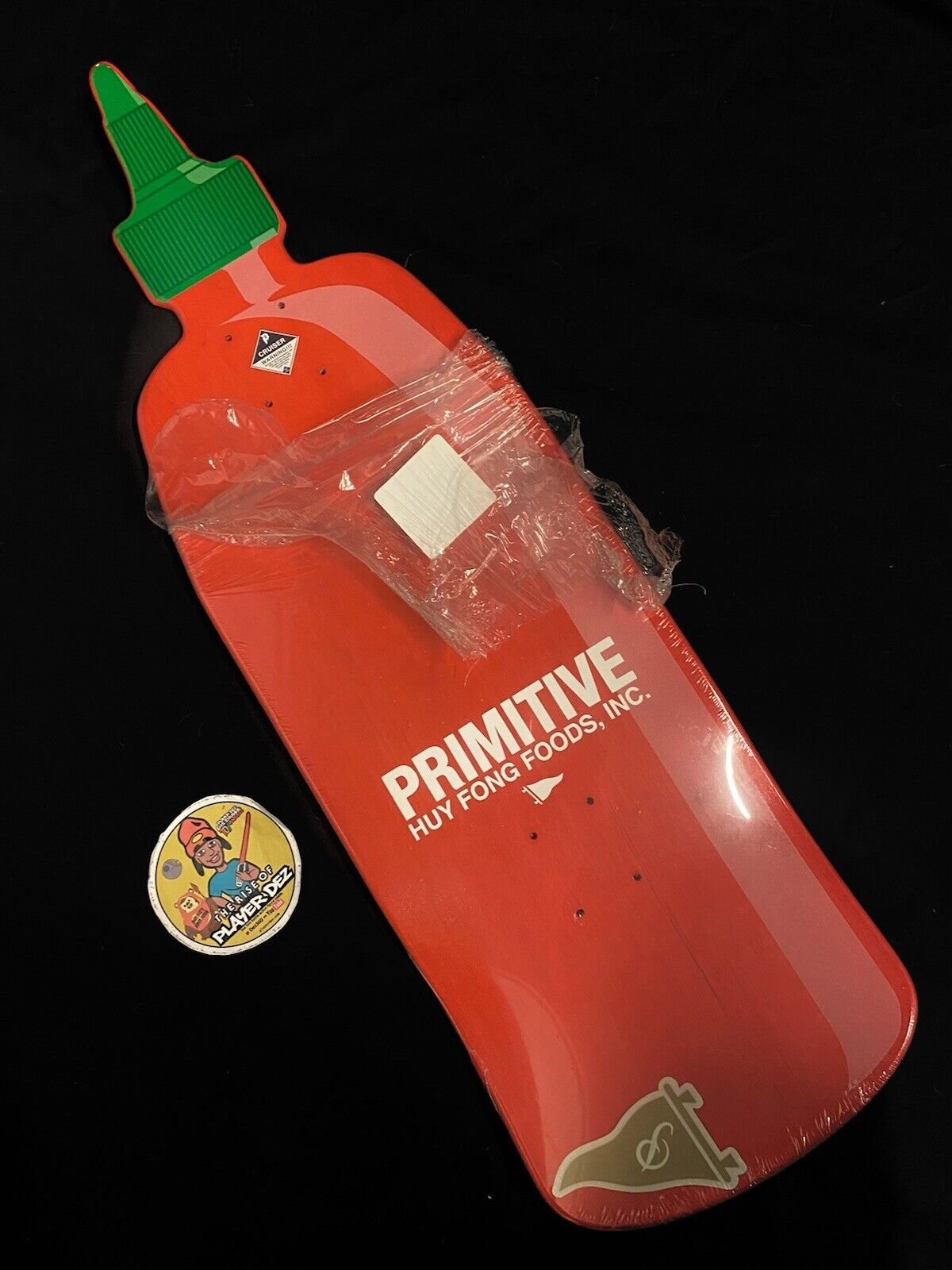 Signed Paul Rodriguez Primitive Sriracha Autographed Skateboard Deck Hot Sauce Cruiser PROD