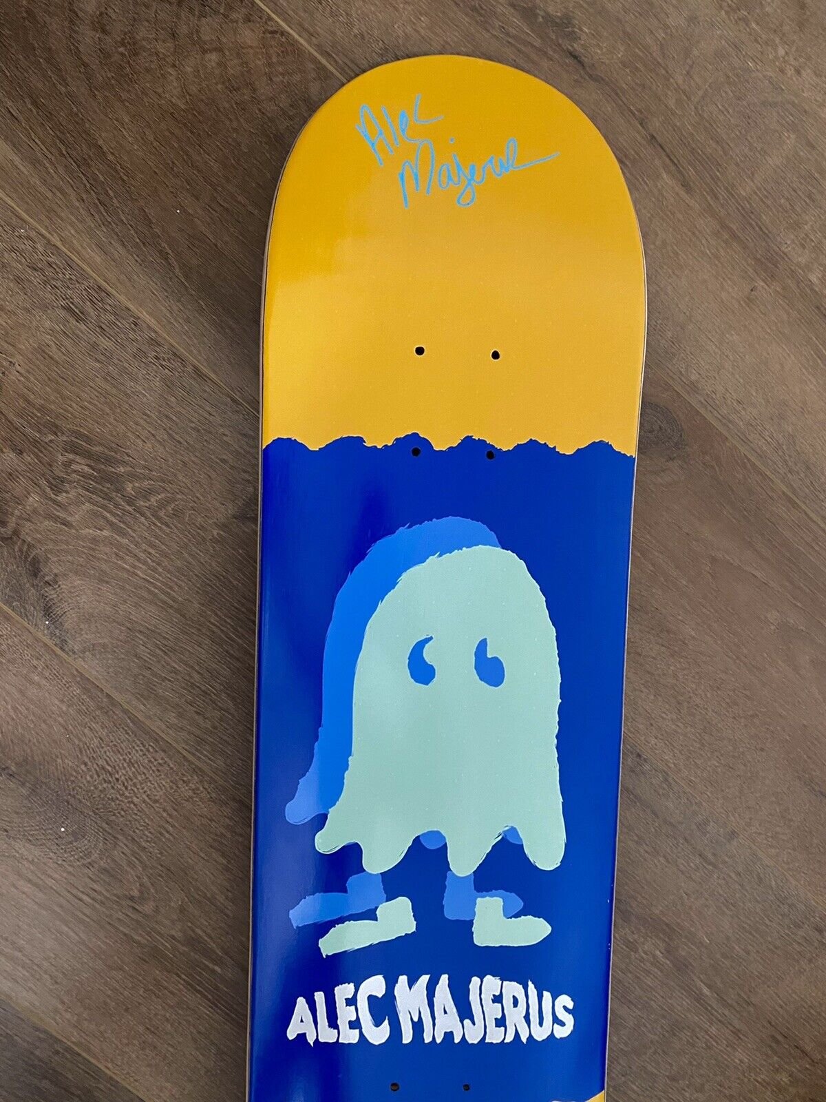 Signed Alec Majerus Flip Ghost Autographed Skateboard Deck 8.0