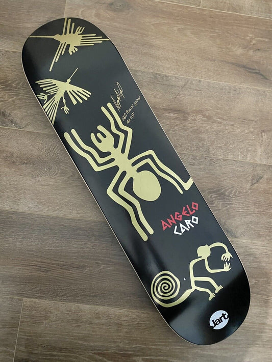 Signed Angelo Caro Jart Autographed Skateboard Deck Berrics