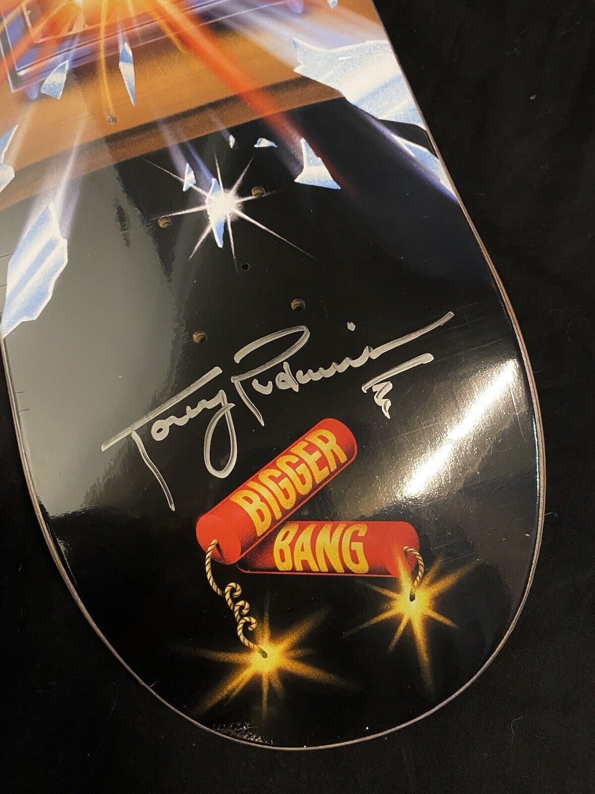 Signed Torey Pudwill Thank You Autographed Skateboard Deck BIGGER BANG