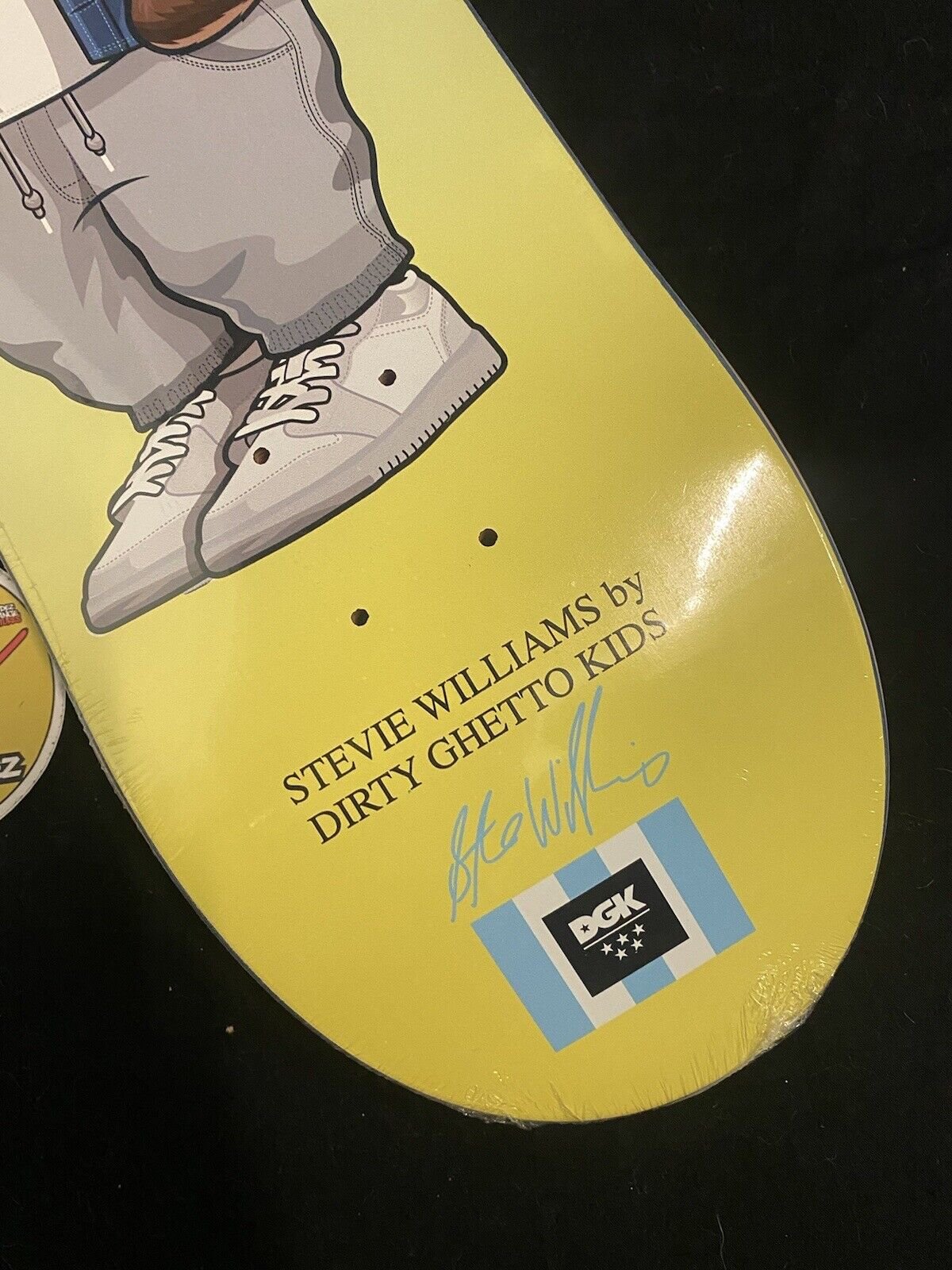 Signed Stevie Williams DGK Polo Bears Autographed Skateboard Deck Dirty Ghetto Kids