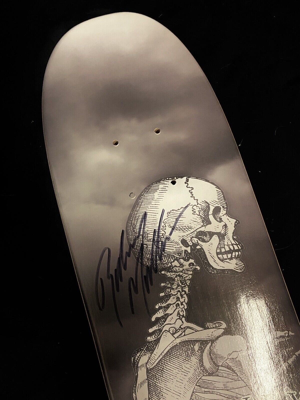 Signed Rodney Mullen Freestyle Autographed Skateboard Deck Pro Model Left Decomposed