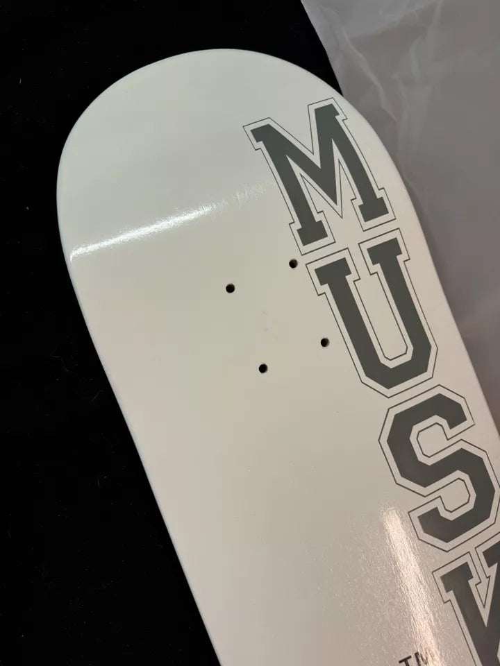 Chad Muska Signed Red Silhouette White Dip Shorty’s Autographed Skateboard Deck