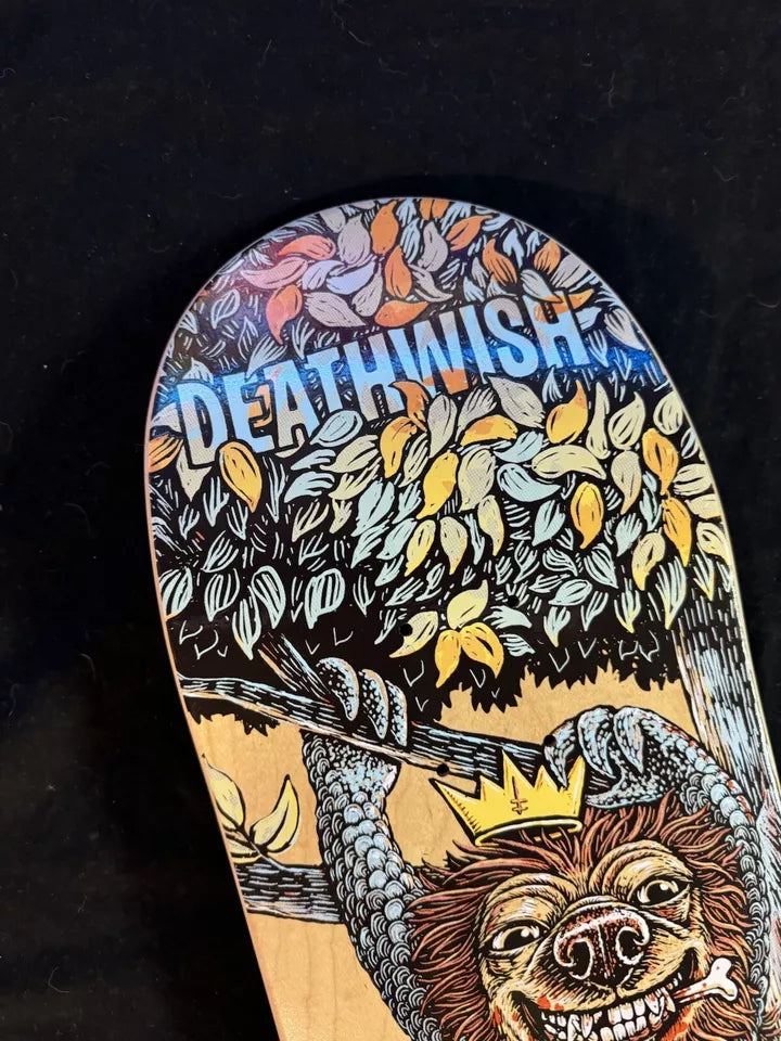 Jamie Foy Signed Deathwish Where The Wild Things Are Autographed Skateboard Deck