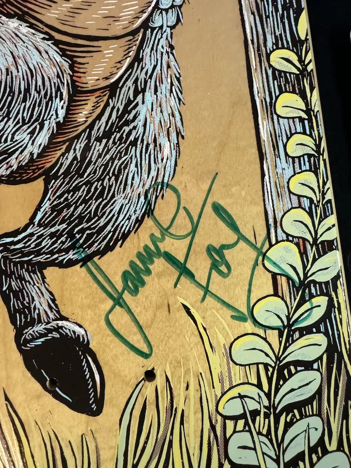 Jamie Foy Signed Deathwish Where The Wild Things Are Autographed Skateboard Deck