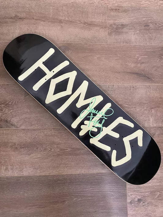 Jamie Foy Signed Deathwish Glow In The Dark Autographed Skateboard Deck Homies GITD