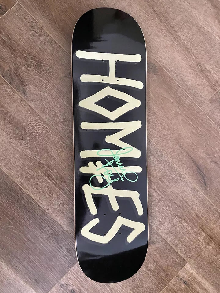 Jamie Foy Signed Deathwish Glow In The Dark Autographed Skateboard Deck Homies GITD