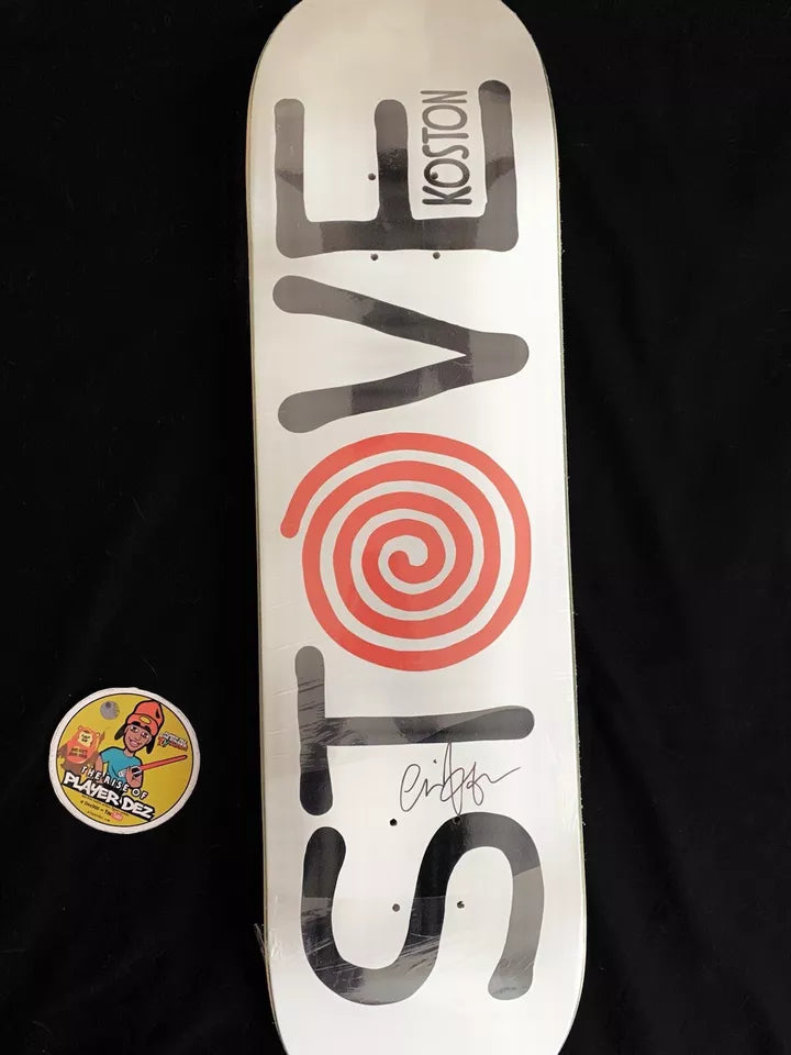 Eric Koston Signed Skate Mental STOVE Autographed Skateboard Deck