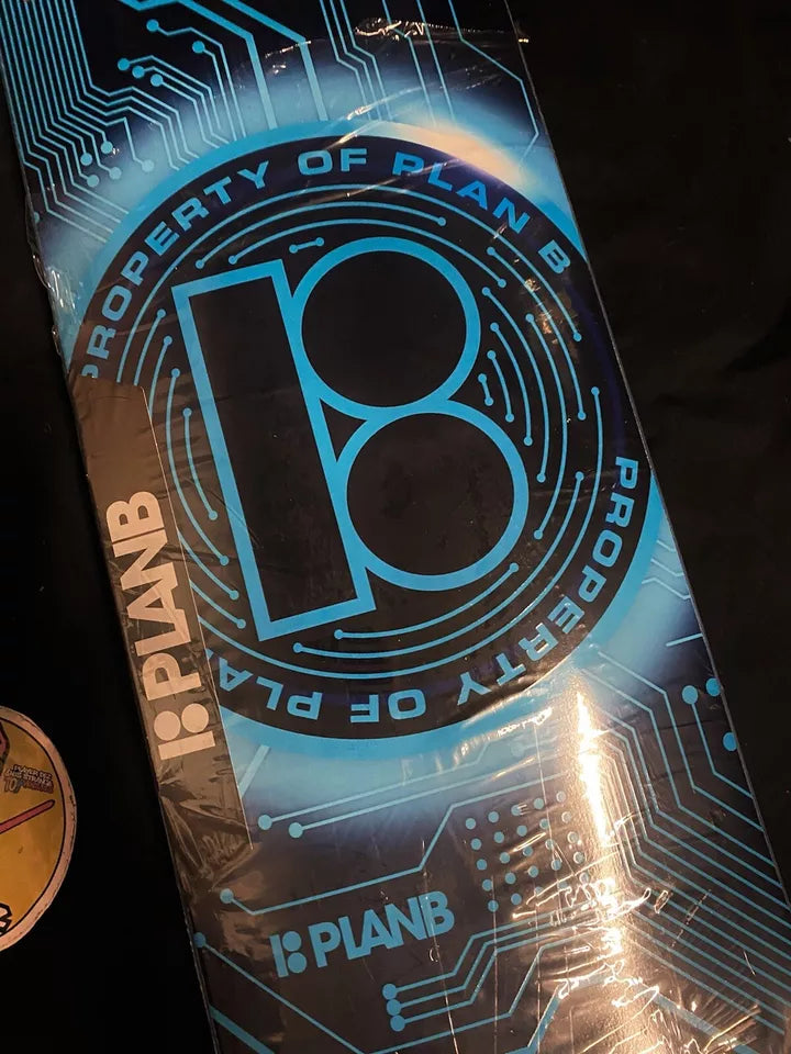 Danny Way Signed Cryptocurrency Blue Plan B Autographed Skateboard Deck