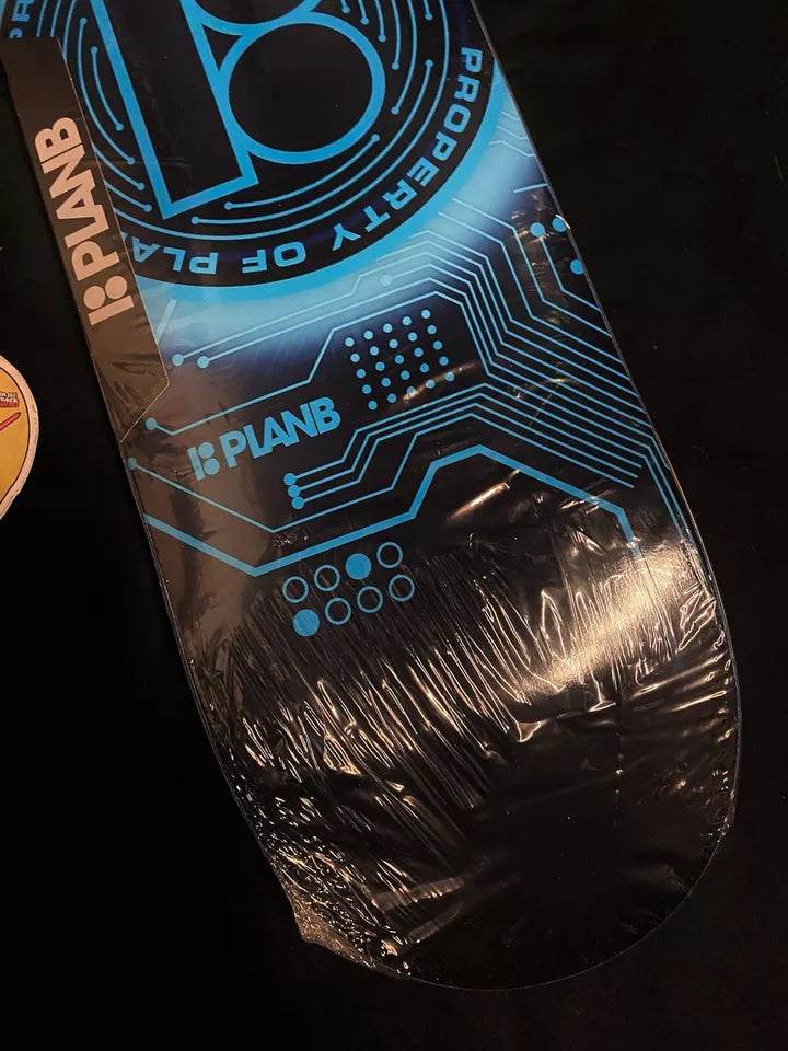 Danny Way Signed Cryptocurrency Blue Plan B Autographed Skateboard Deck