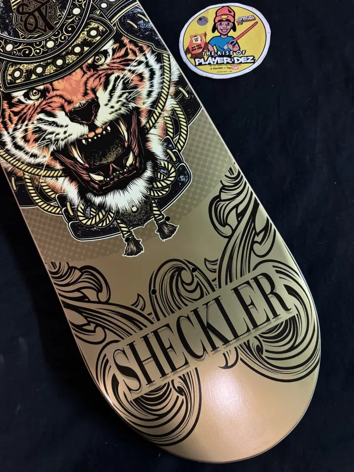 Ryan Sheckler Signed Sandlot Times Tiger Warrior Autographed Skateboard Deck