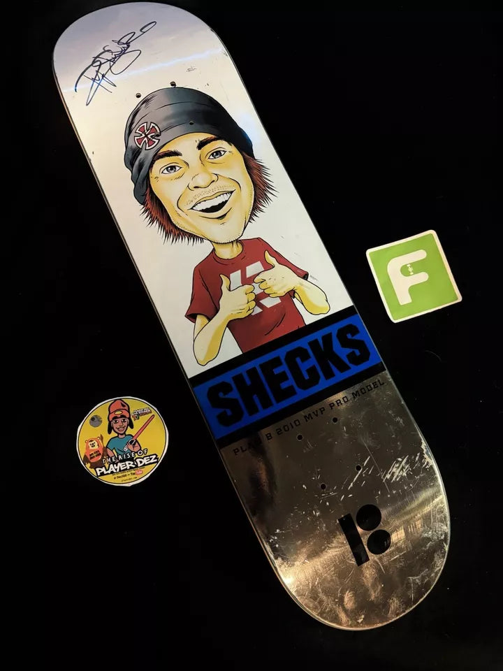 Ryan Sheckler Signed MVP Plan B Foil Pro Model Autographed Skateboard Deck