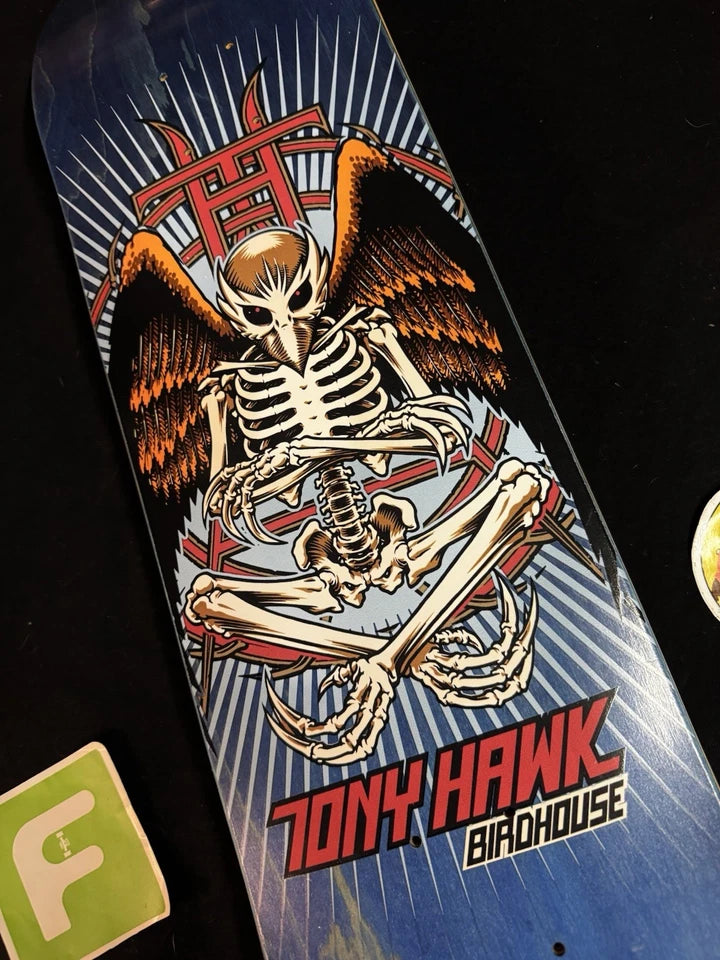 Tony Hawk Signed Hawkman Birdhouse Autographed Skateboard Deck