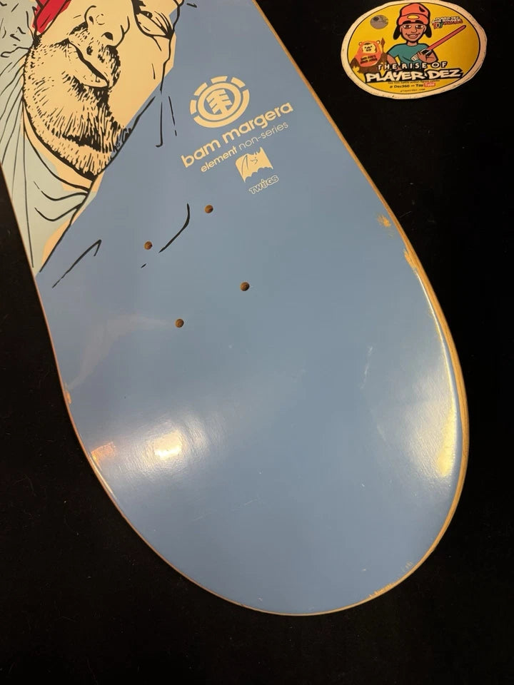 Bam Margera Signed HIM Plunger Autographed Skateboard Deck Element CKY