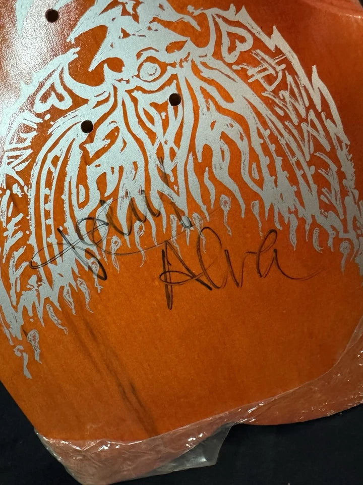 Signed Tony Alva Skates Pool King Autographed Skateboard Deck Piranha