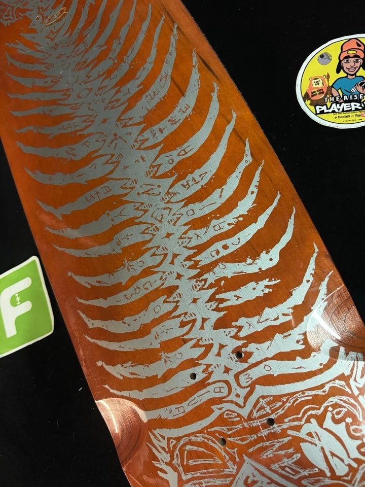 Signed Tony Alva Skates Pool King Autographed Skateboard Deck Piranha