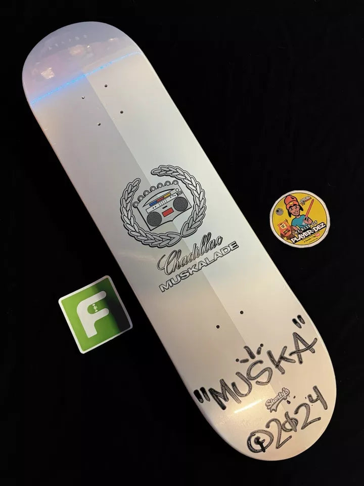 Chad Muska Signed Chadillac Muskalade 2024 Shorty’s Autographed Skateboard Deck