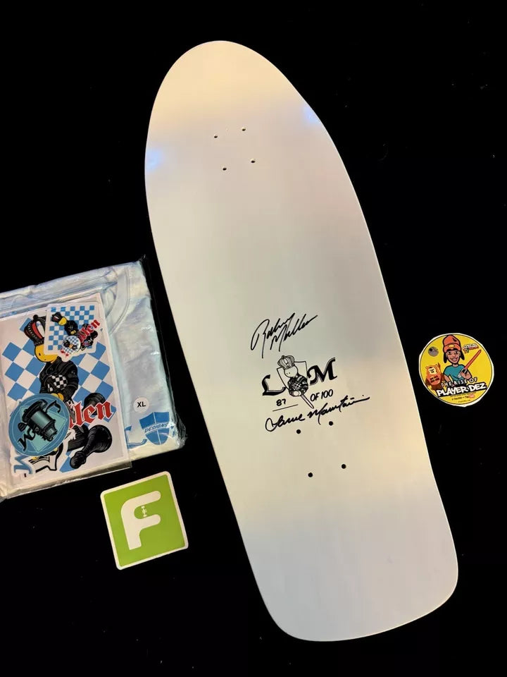 Signed Rodney Mullen Autographed Skateboard Deck Lance Mountain Time Capsule