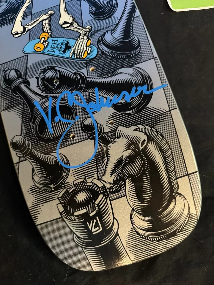 Signed Rodney Mullen Autographed Skateboard Deck VC Johnson Powell Peralta 12 Bones Brigade