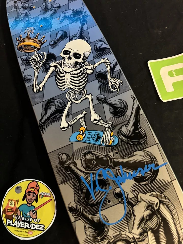 Signed Rodney Mullen Autographed Skateboard Deck VC Johnson Powell Peralta 12 Bones Brigade