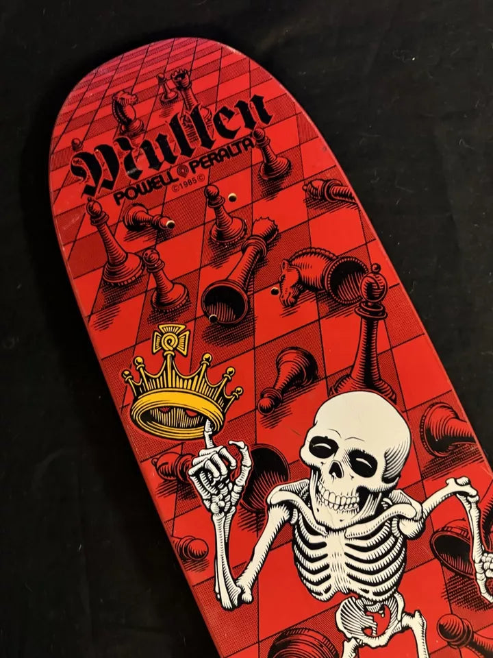 Signed Rodney Mullen Autographed Skateboard Deck VC Johnson Red Bones Brigade Powell 2013