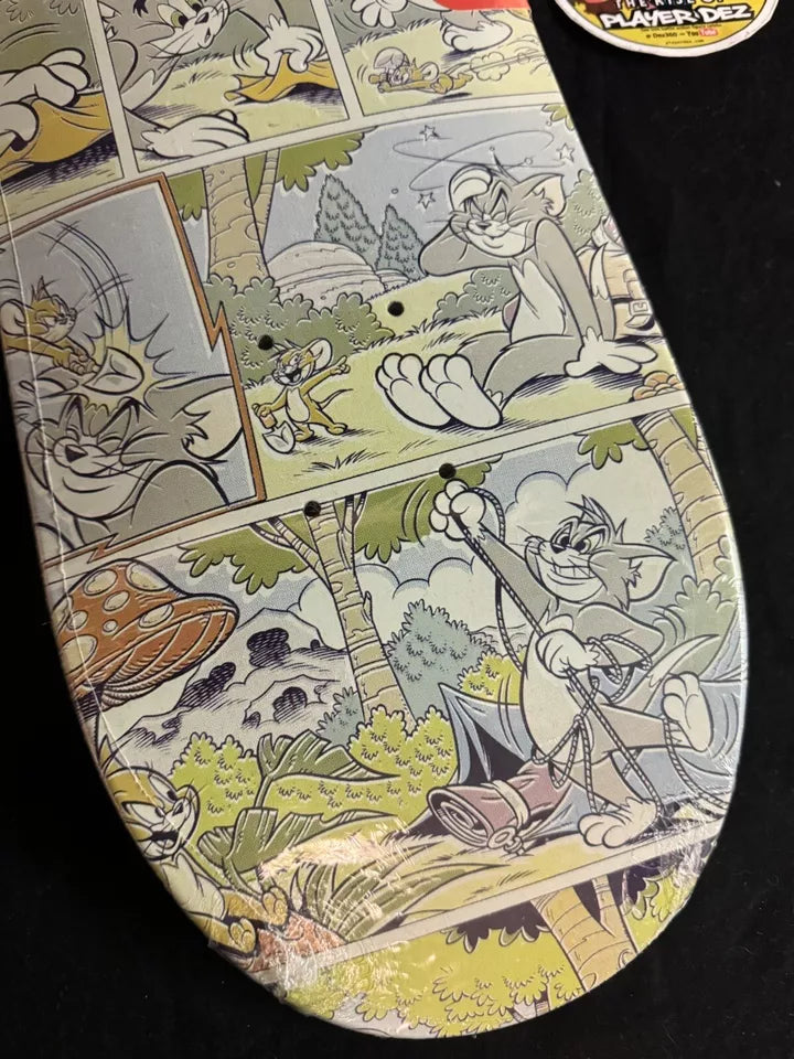 Signed Rodney Mullen Autographed Skateboard Deck Tom & Jerry Cartoon Almost