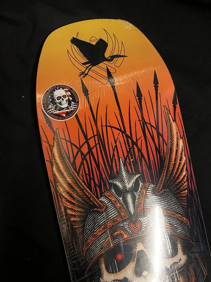 Andy Anderson Pink Signed OG Heron Powell Flight Autographed Skateboard Deck 9.13