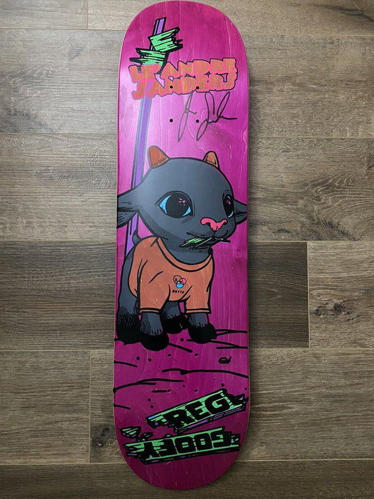 Signed LeAndre Sanders Bryte Skategoat Autograph Skateboard Deck 2nd Pro Model