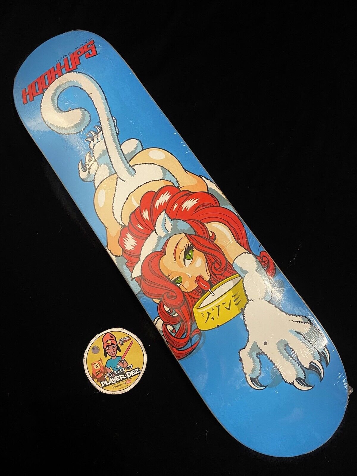 Signed Jeremy Klein Hook Ups Milk Drinking Akiko Autographed Skateboard Deck