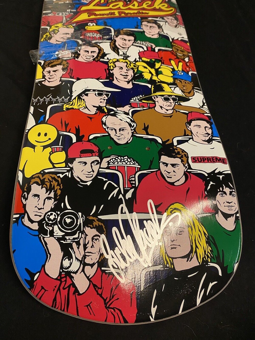 Signed Bucky Lasek Powell Peralta Stadium Autographed Skateboard Deck Bones Brigade