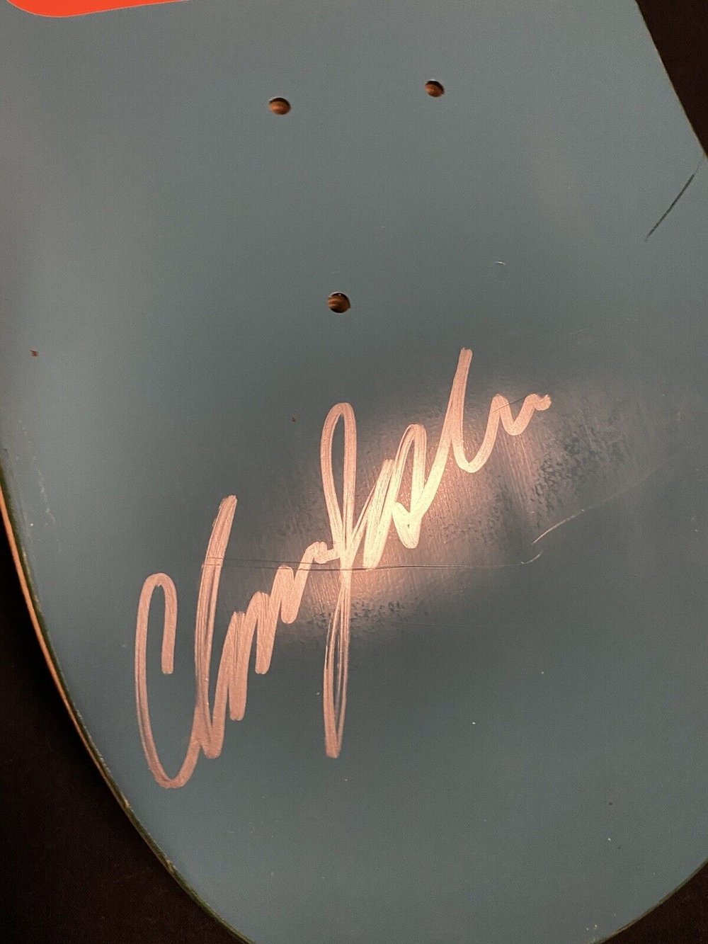 Signed Chris Joslin Plan B Autographed Skateboard Deck Pro Model