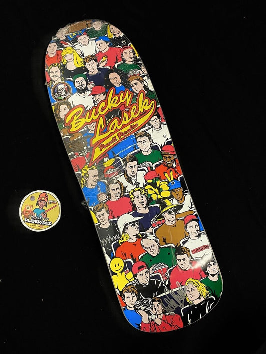 Signed Bucky Lasek Powell Peralta Stadium Autographed Skateboard Deck Bones Brigade