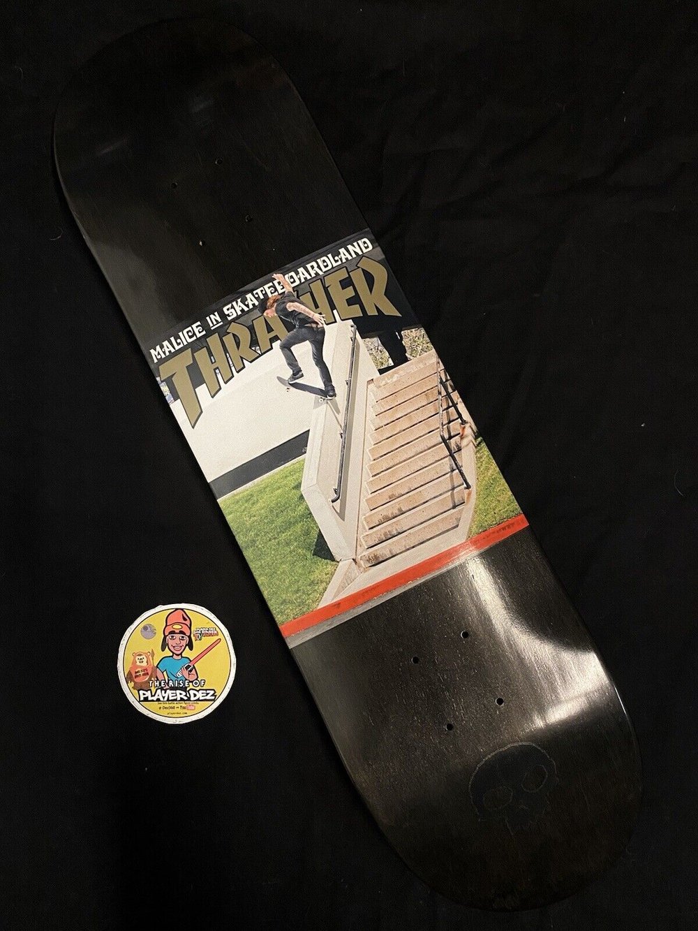 Signed James Brockman Zero Autographed Skateboard Deck Malice In Skateboarding