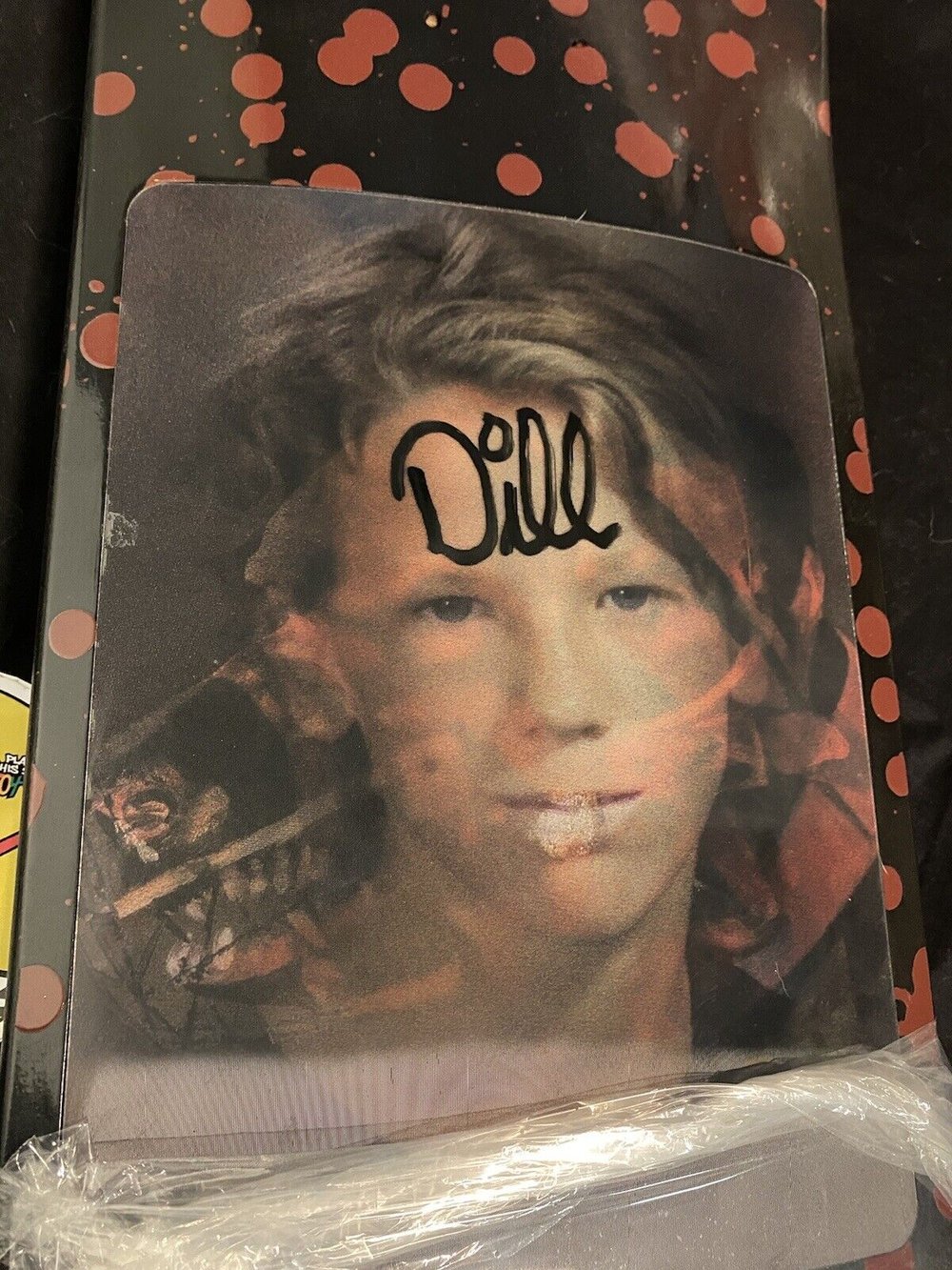 Signed Jason Dill F****** Awesome Autographed Skateboard Deck Holographic Blood FA