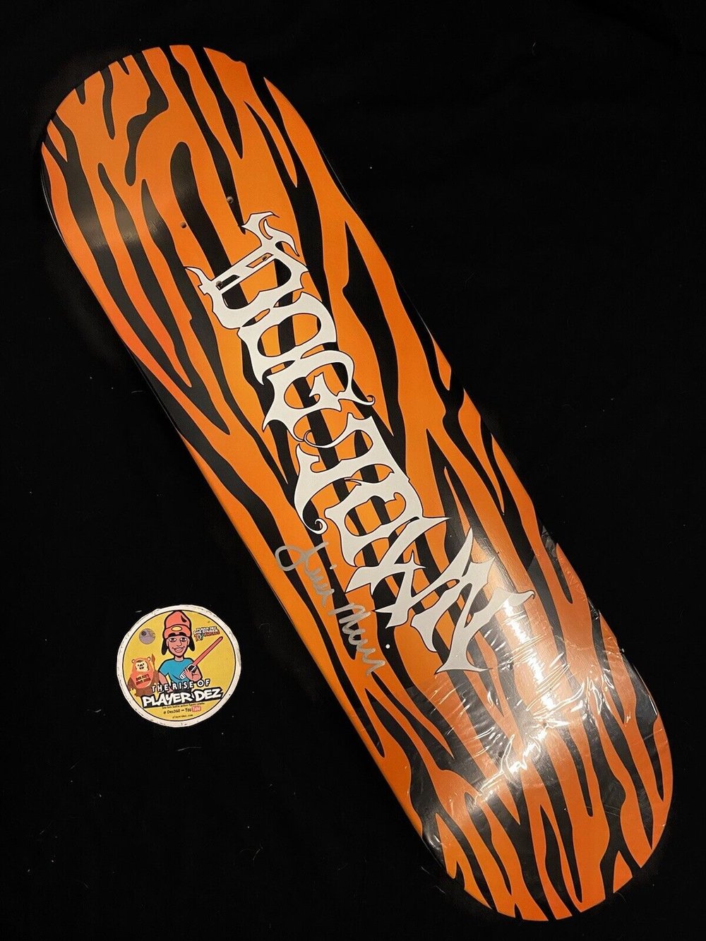 Signed Jim Muir Dogtown Autographed Skateboard Deck Horror Script Animal Street