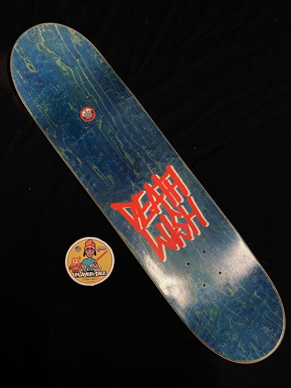 Signed Moose Deathwish Superman Autographed Skateboard Deck Bad Superhero