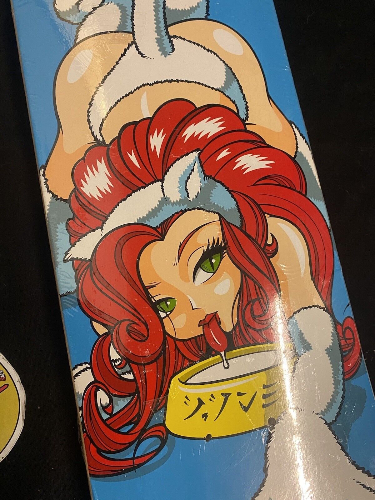 Signed Jeremy Klein Hook Ups Milk Drinking Akiko Autographed Skateboard Deck