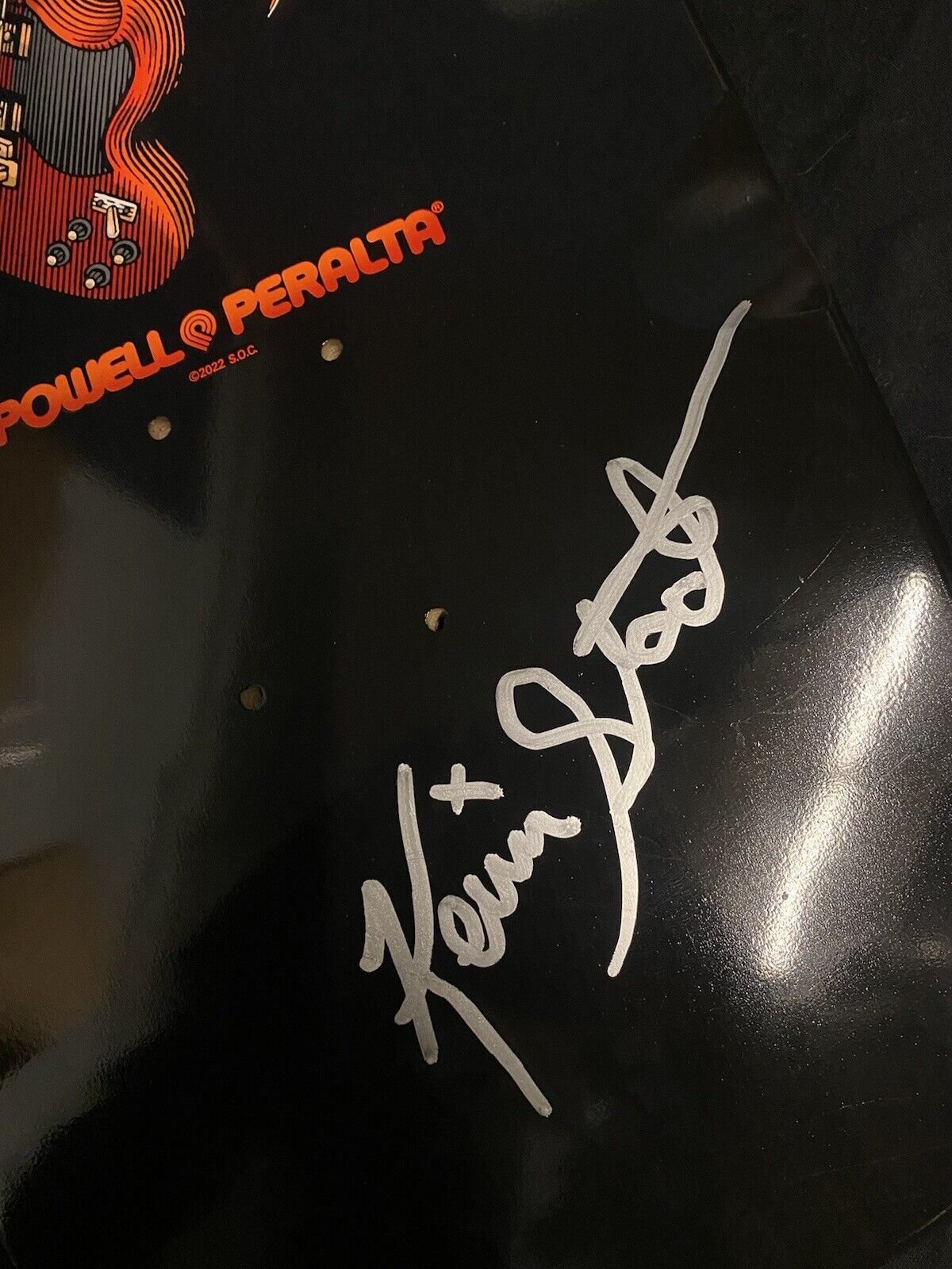 Signed Kevin Staab Powell Peralta Metallica Autographed Skateboard Deck