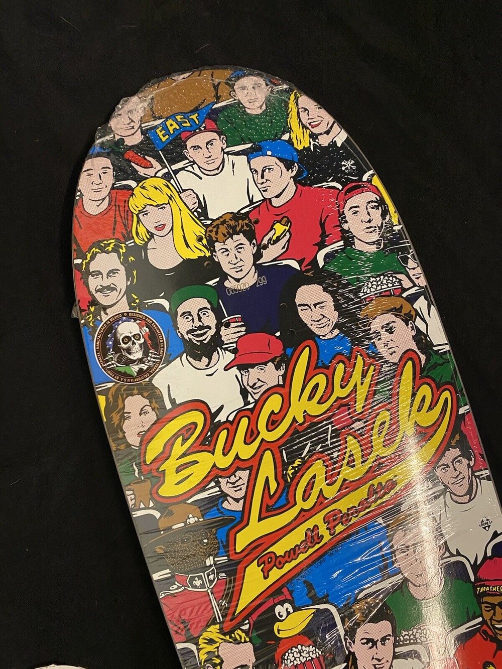 Signed Bucky Lasek Powell Peralta Stadium Autographed Skateboard Deck Bones Brigade