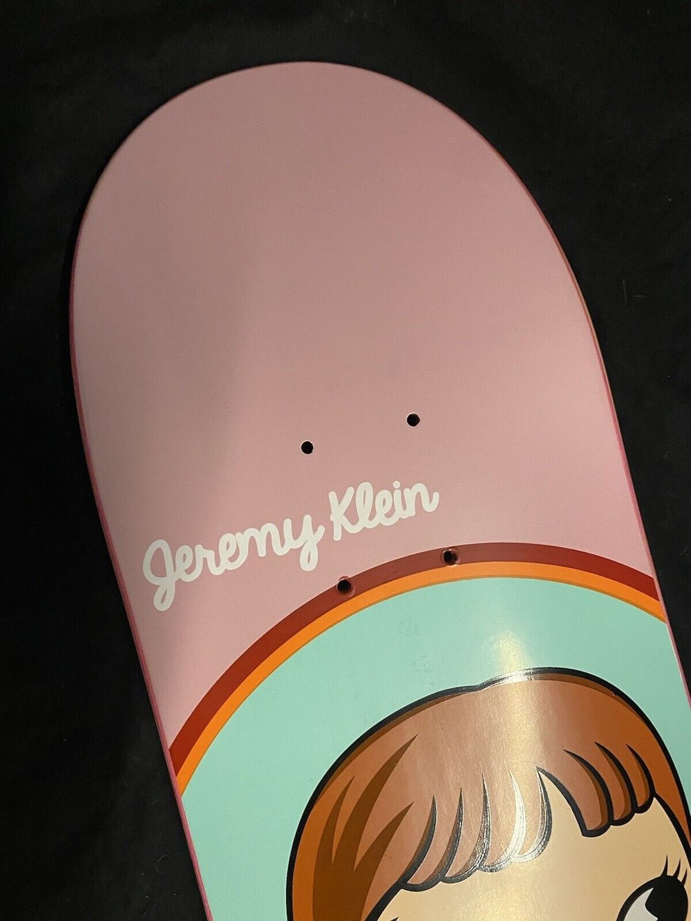 Signed Jeremy Klein Hookups Skateboard Deck Milk Child Pops Autographed