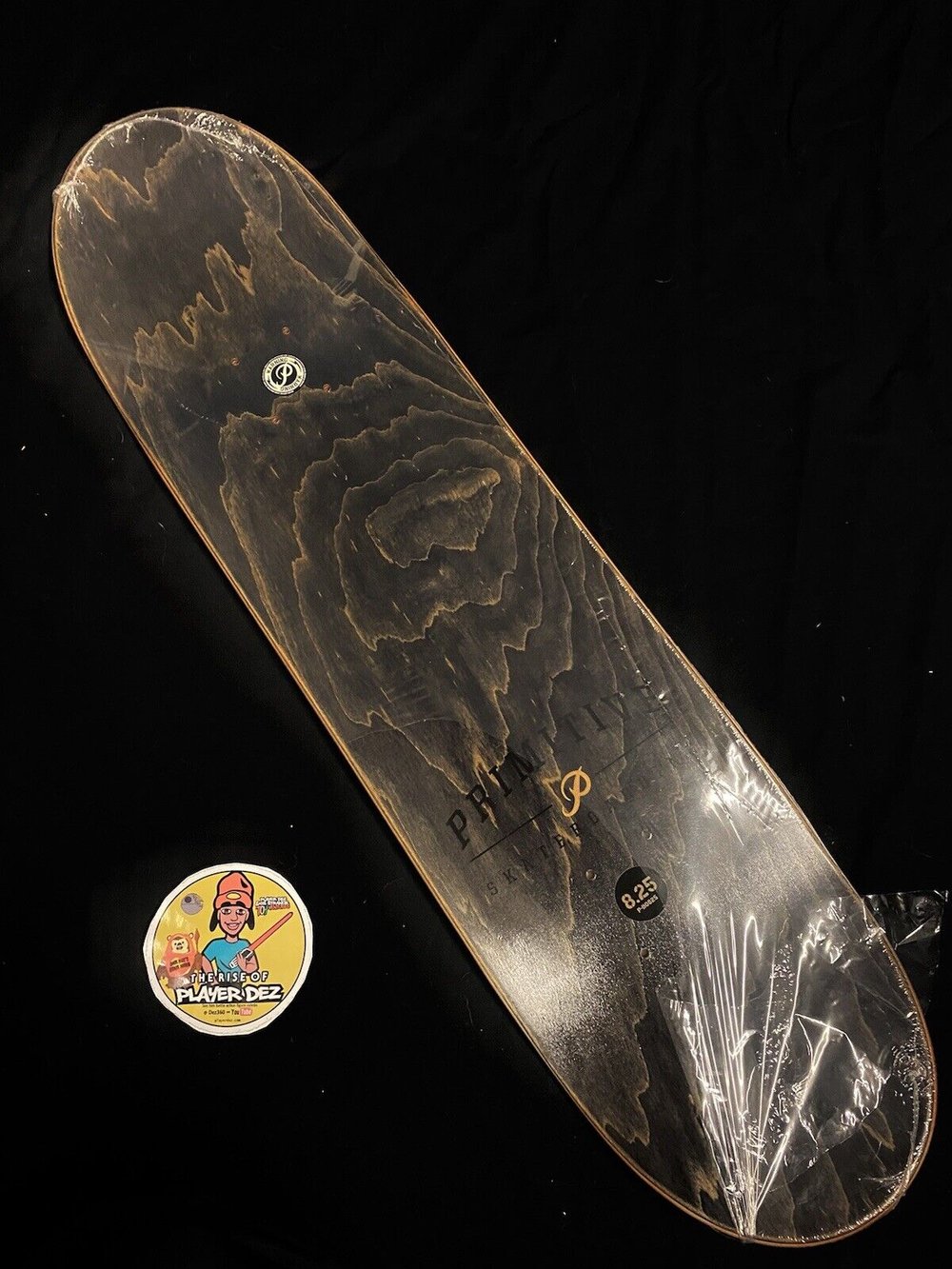 Signed Paul Rodriguez Primitive Autographed Skateboard Deck 8.25 Egyptian Pharoah Gold Foil Coffin