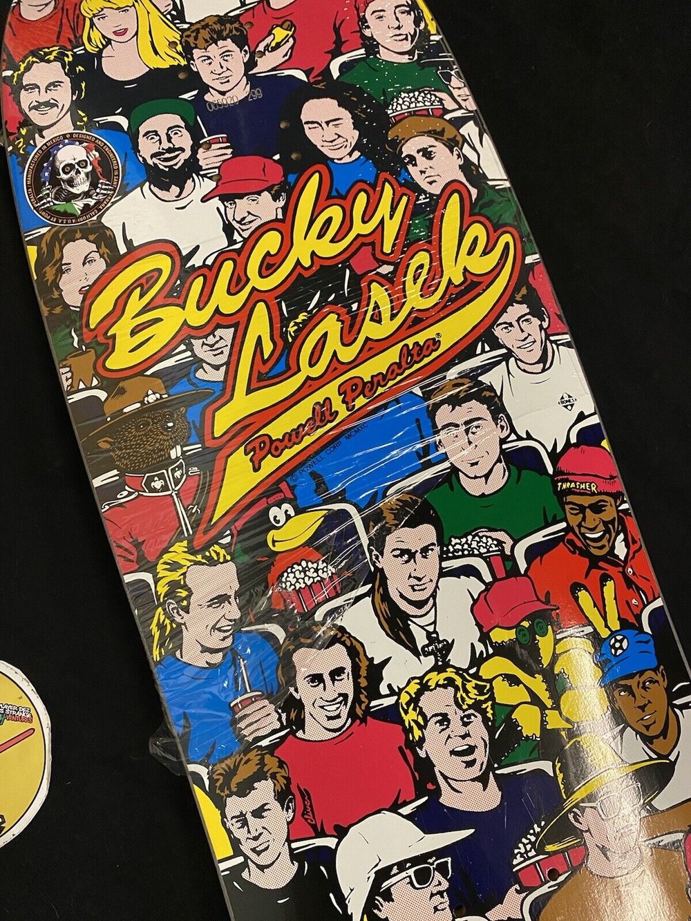 Signed Bucky Lasek Powell Peralta Stadium Autographed Skateboard Deck Bones Brigade