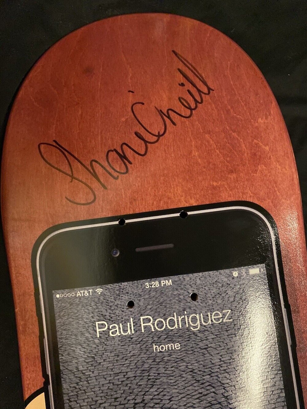 Signed Shane O'Neill Primitive Autographed Skateboard Deck PRod Phone Call