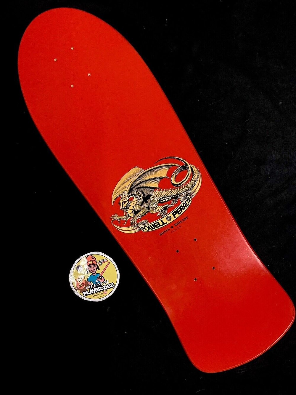 Signed Lance Mountain Autographed Skateboard Deck Bones Brigade Powell Peralta 2018