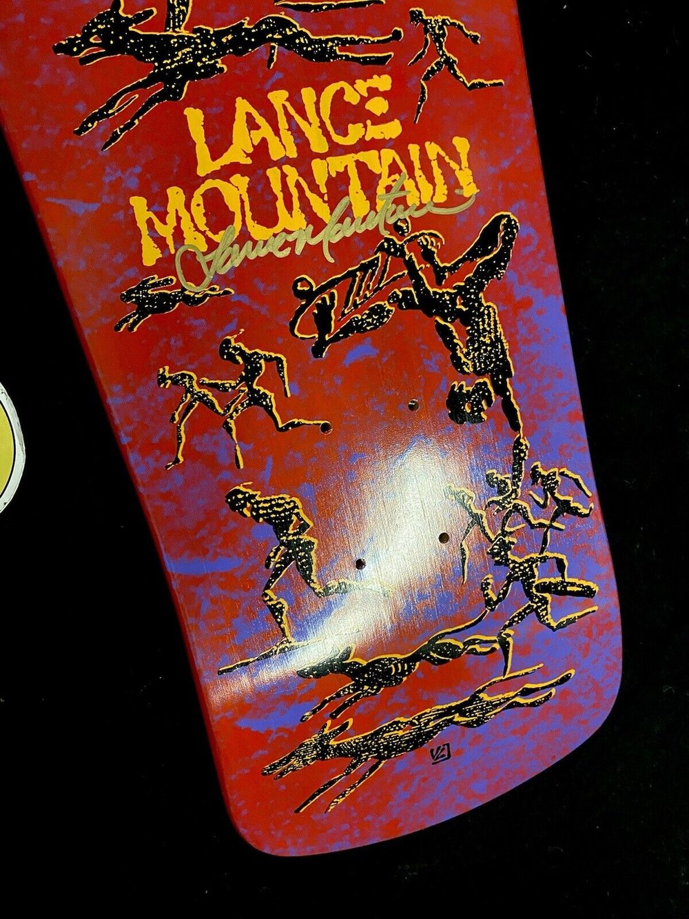 Signed Lance Mountain Autographed Skateboard Deck Bones Brigade Powell Peralta 2018