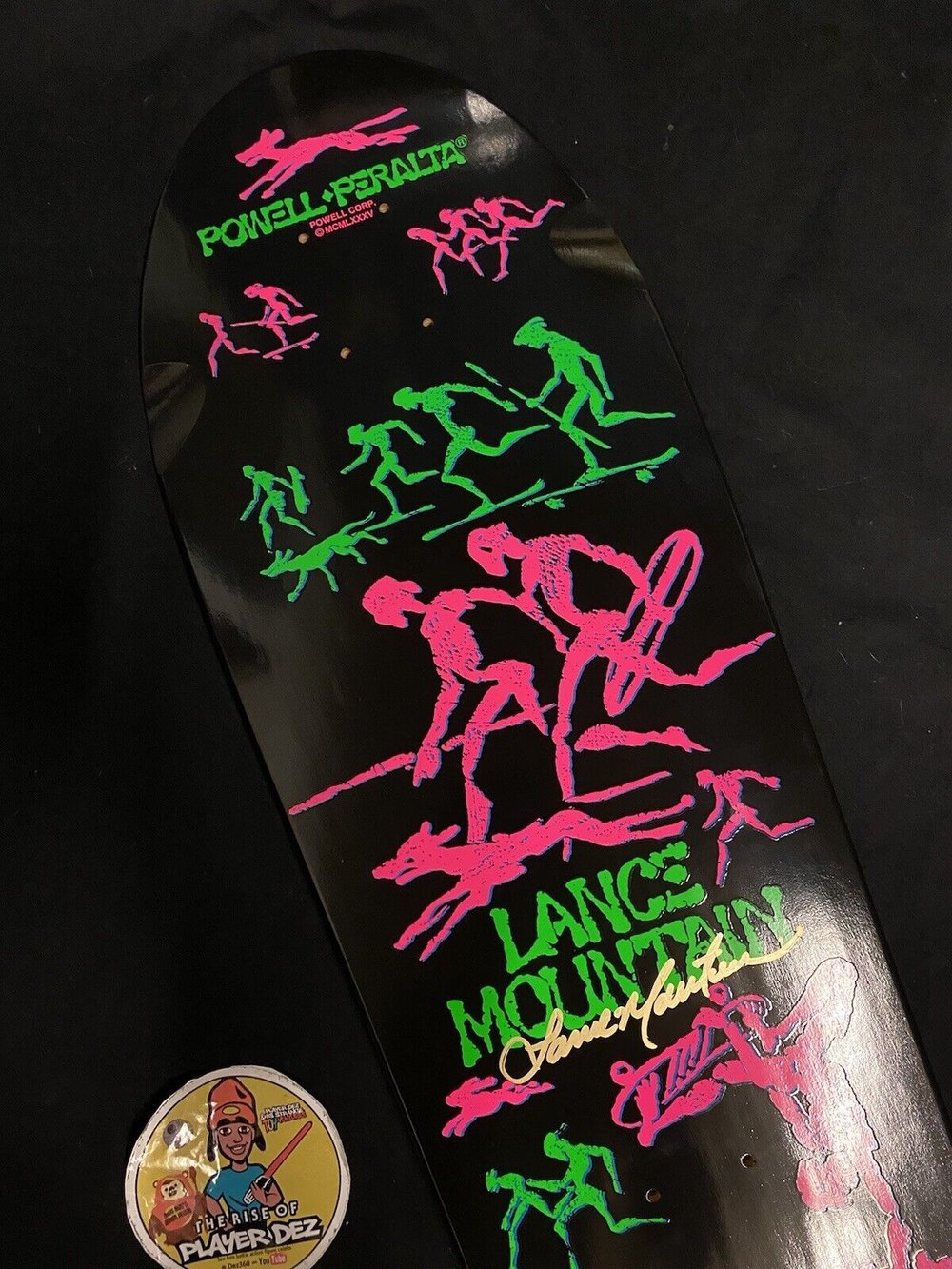 Signed Lance Mountain Bones Brigade Series 14 Autographed Skateboard Deck Powell Peralta