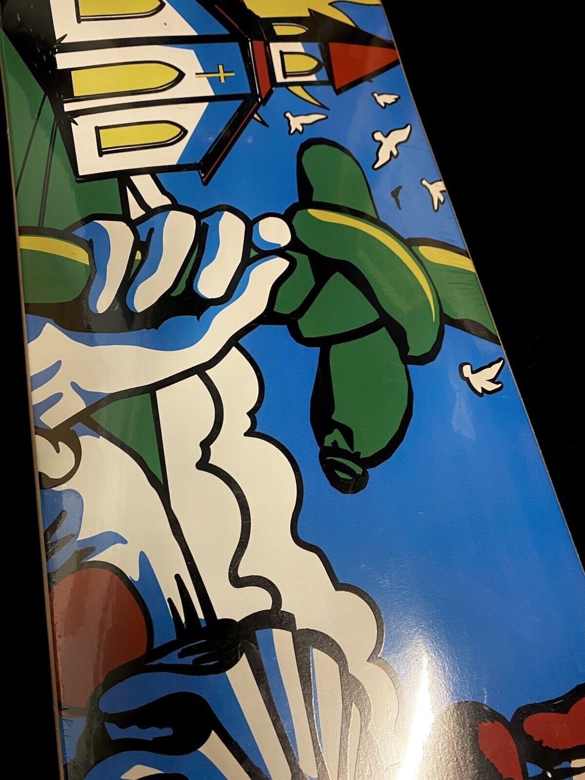 Signed Simon Woodstock Arise And Shine Autographed Skateboard Deck Sonic Clown Circus